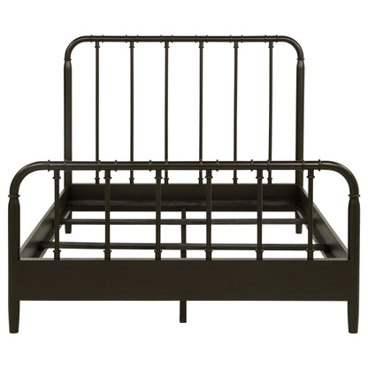Rocco All Wood Water Pipe Open Frame Full Bed Dark Bronze