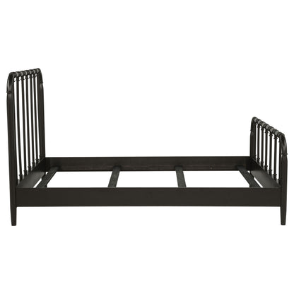 Rocco All Wood Water Pipe Open Frame Queen Bed Dark Bronze