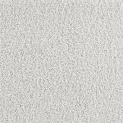 Alamosa Boucle Upholstered Eastern King Platform Bed White 