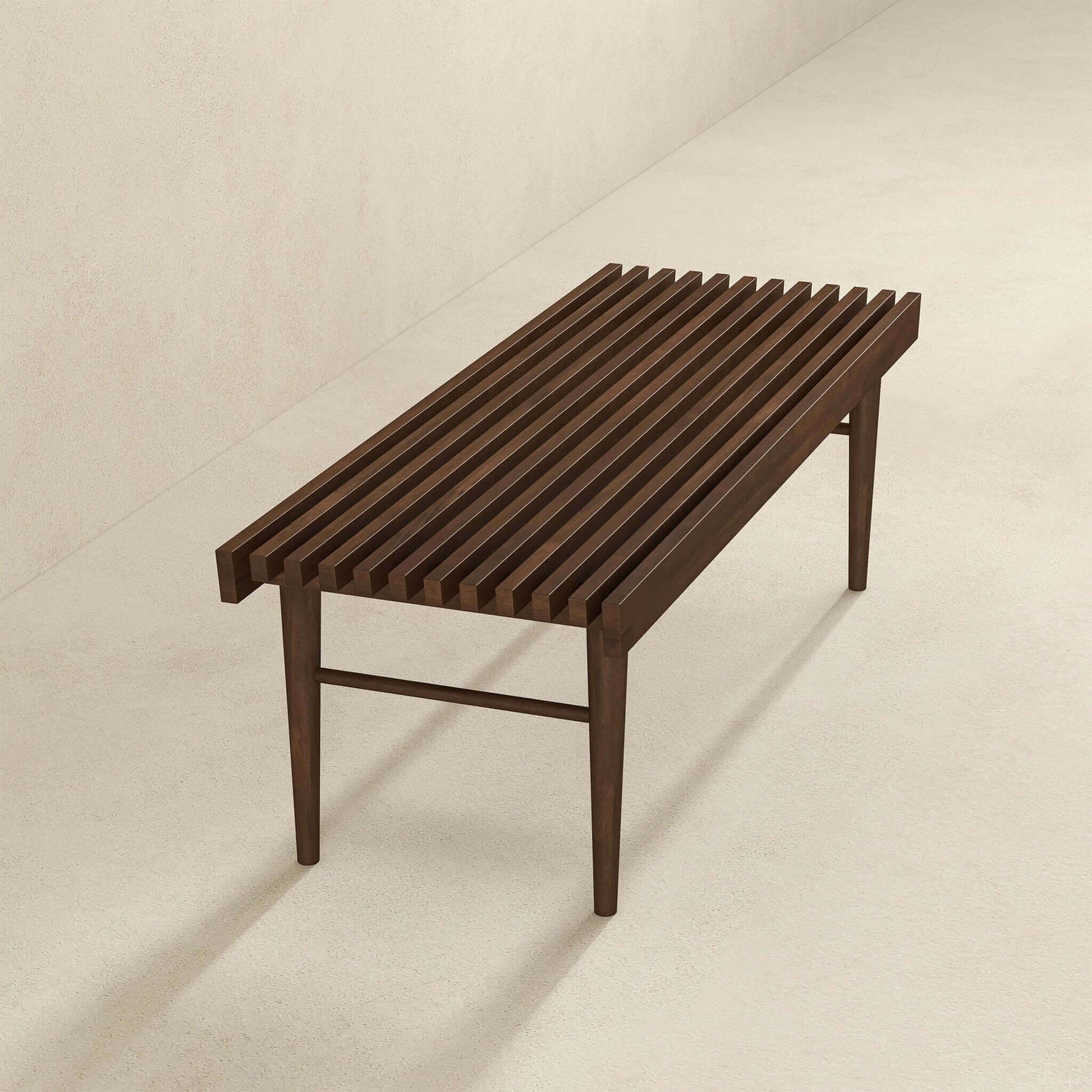 Mia - Bench - Dark Brown - The Sleep Loft - Online Mattress Showroom NYC