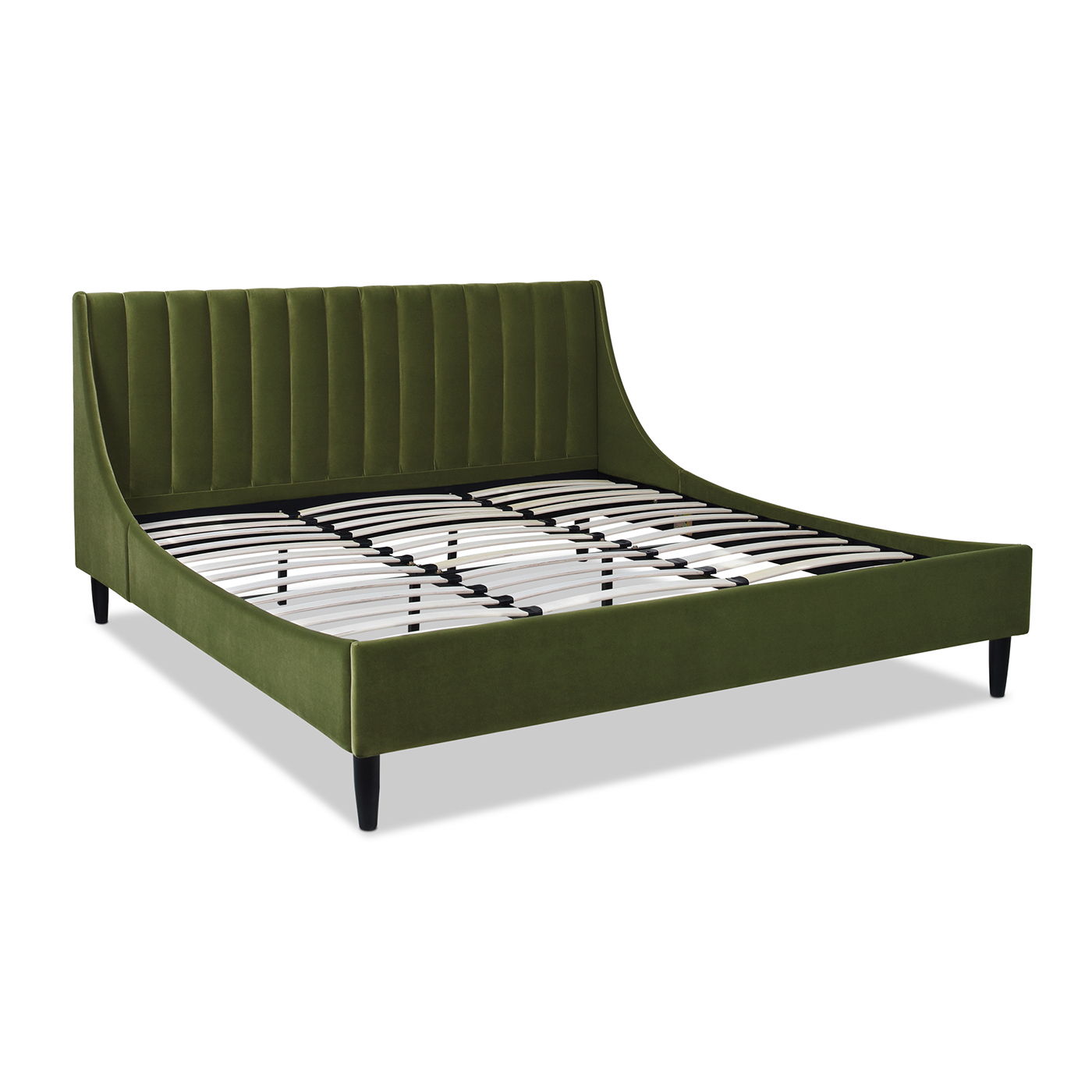 Aspen - Vertical Tufted Modern Headboard Platform Bed Set - The Sleep Loft - Online Mattress Showroom NYC