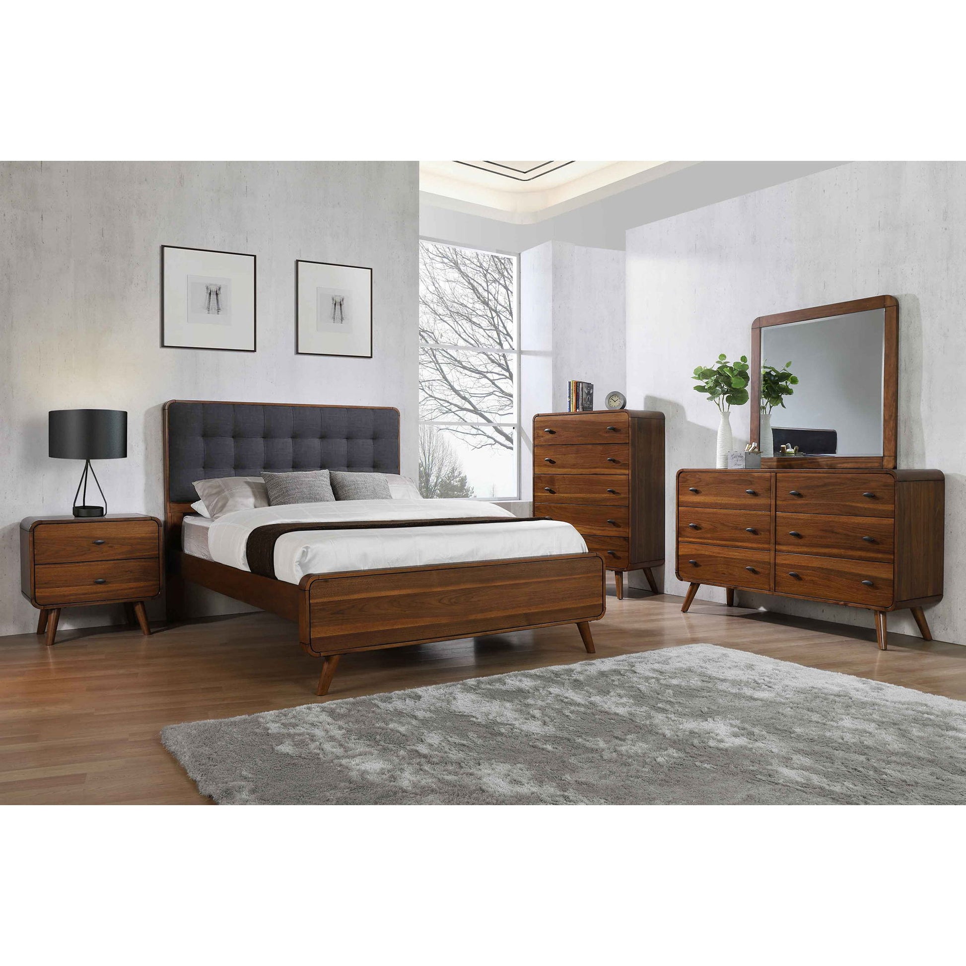 Carson Carrington - Platform Bed With Tufted Upholstery - The Sleep Loft - Online Mattress Showroom NYC