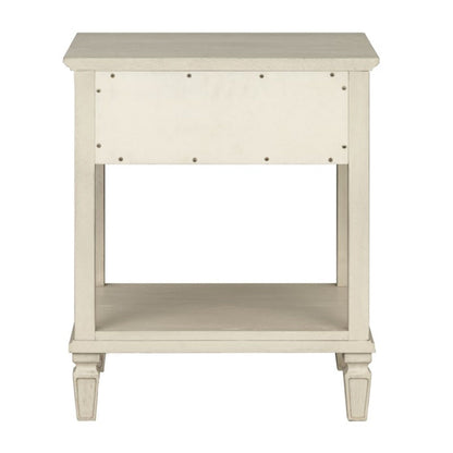 Victoria - Bedside Table With Drawer And Shelf - The Sleep Loft - Online Mattress Showroom NYC
