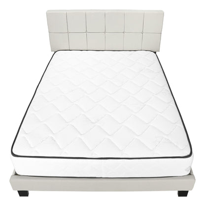 Queen Size Bed, Upholstered, Transitional - Beige - The Sleep Loft - Online Mattress Showroom NYC
