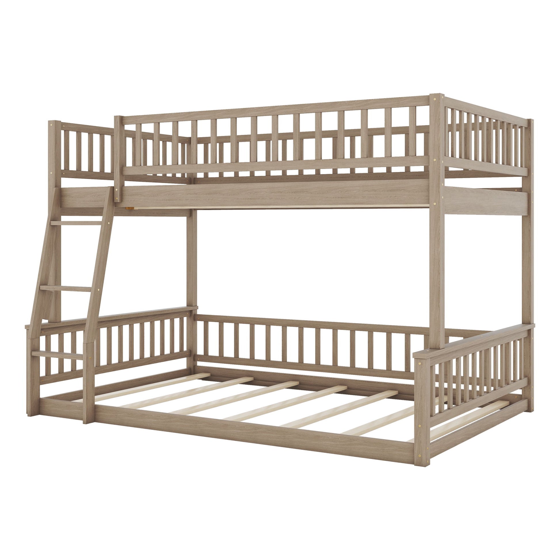 Bunk Bed With Ladder And Guardrails - The Sleep Loft - Online Mattress Showroom NYC