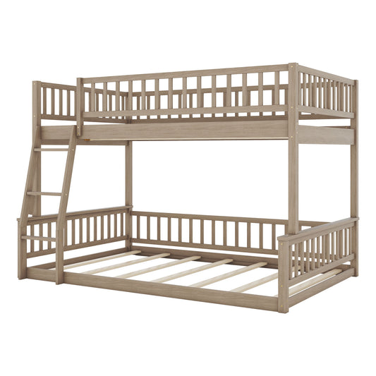 Bunk Bed With Ladder And Guardrails - The Sleep Loft - Online Mattress Showroom NYC