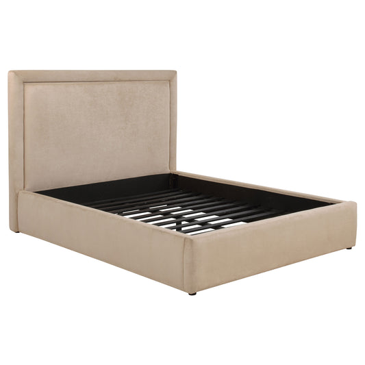 Lawson 54-inch Upholstered Eastern King Platform Bed Saddle