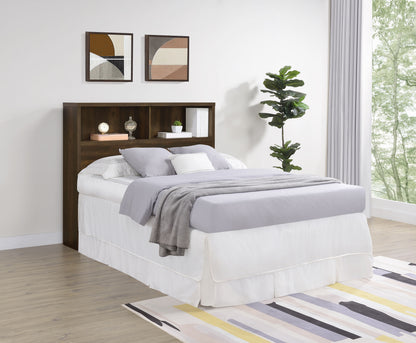 Westpark 49-inch Full Bookcase Headboard Dark Pine