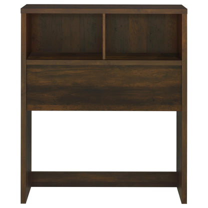 Westpark 49-inch Twin Bookcase Headboard Dark Pine