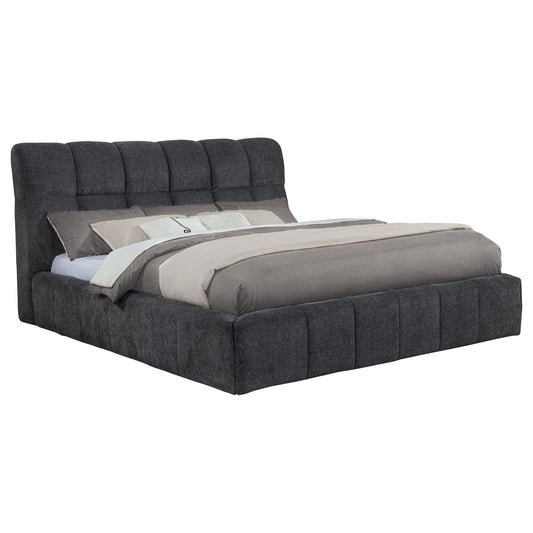 Nollet 48-inch Upholstered California King Platform Bed Grey - The Sleep Loft - Online Mattress Showroom NYC