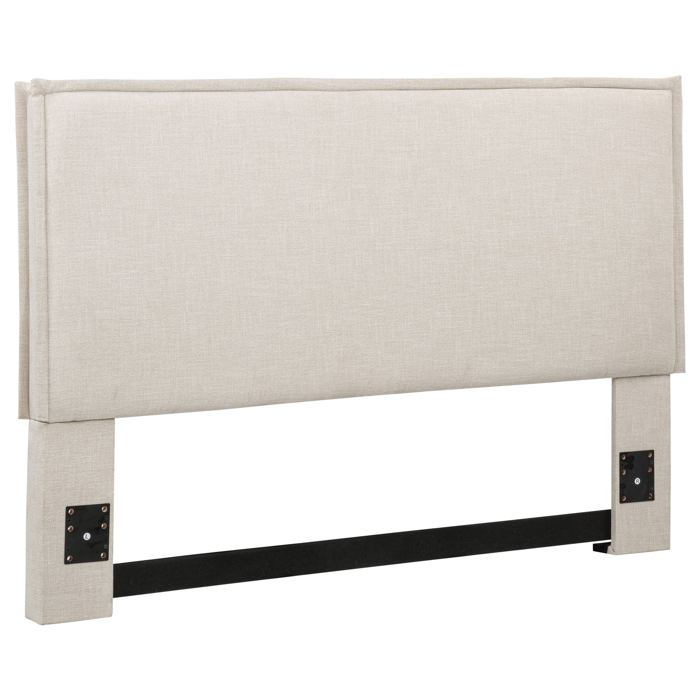 Izzy Upholstered Queen or Full Panel Headboard Sand