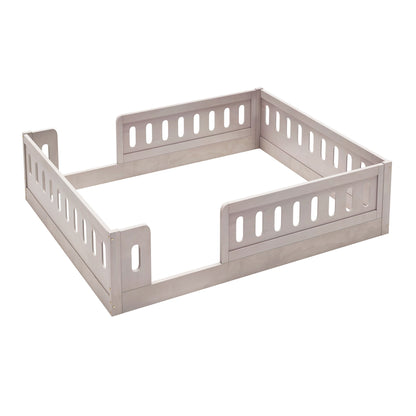 Platform Bed With Guardrail - The Sleep Loft - Online Mattress Showroom NYC