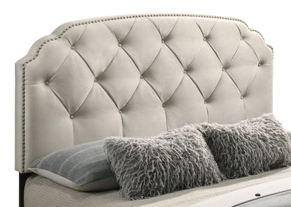 Marianna 4-drawer Upholstered Queen Storage Bed Cream