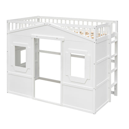 House Loft Bed With Ladder - The Sleep Loft - Online Mattress Showroom NYC