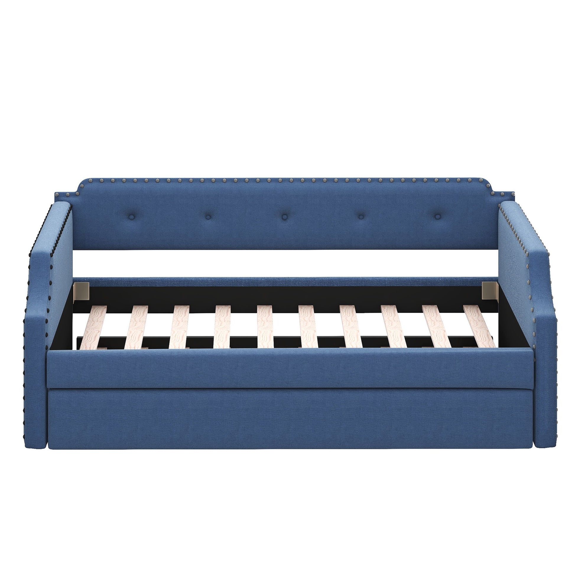 Upholstered Daybed With Trundle - The Sleep Loft - Online Mattress Showroom NYC