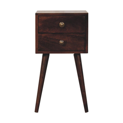 Solid Wood Mini Nightstand - The Sleep Loft - Online Mattress Showroom NYC