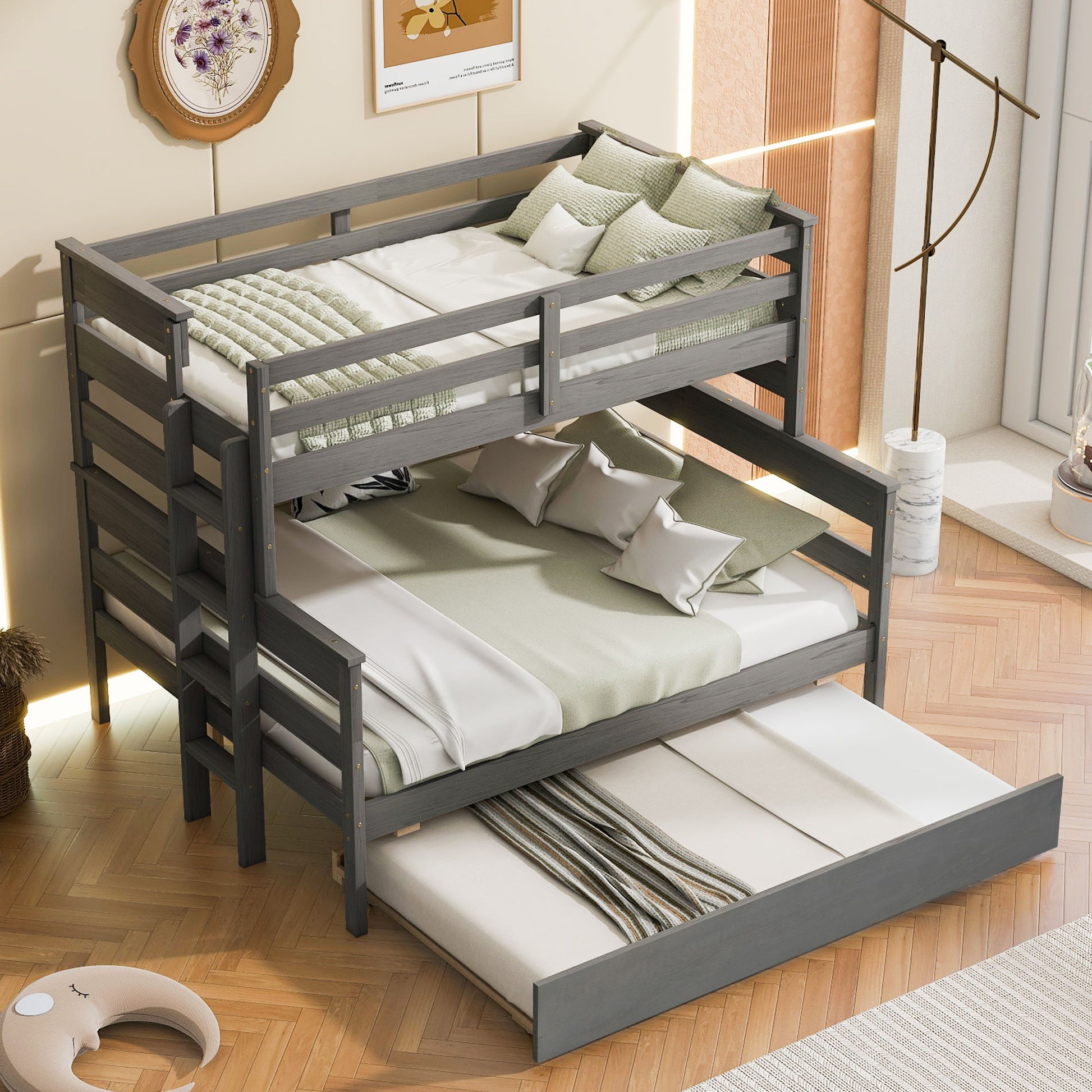 Detachable Design Bunk Bed With Ladder - The Sleep Loft - Online Mattress Showroom NYC