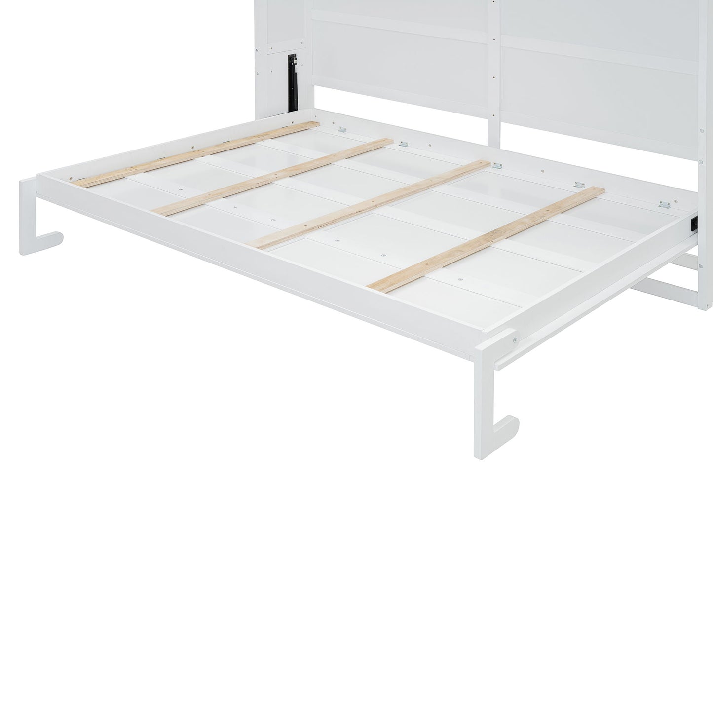 Murphy Wall Bed With Top Cabinets & Wine Rack - The Sleep Loft - Online Mattress Showroom NYC