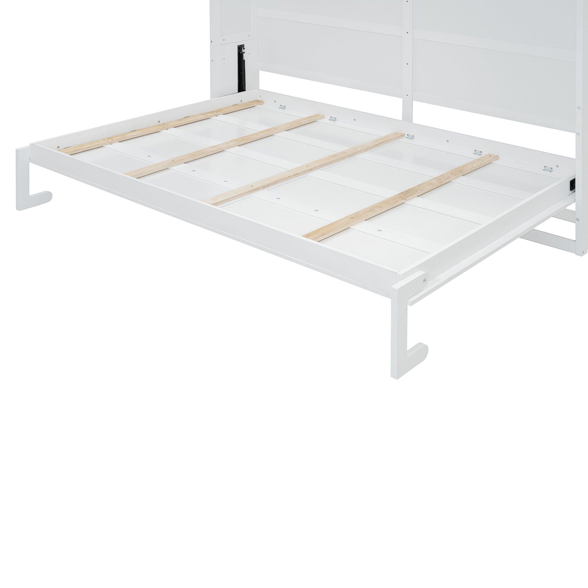 Murphy Wall Bed With Top Cabinets & Wine Rack - The Sleep Loft - Online Mattress Showroom NYC