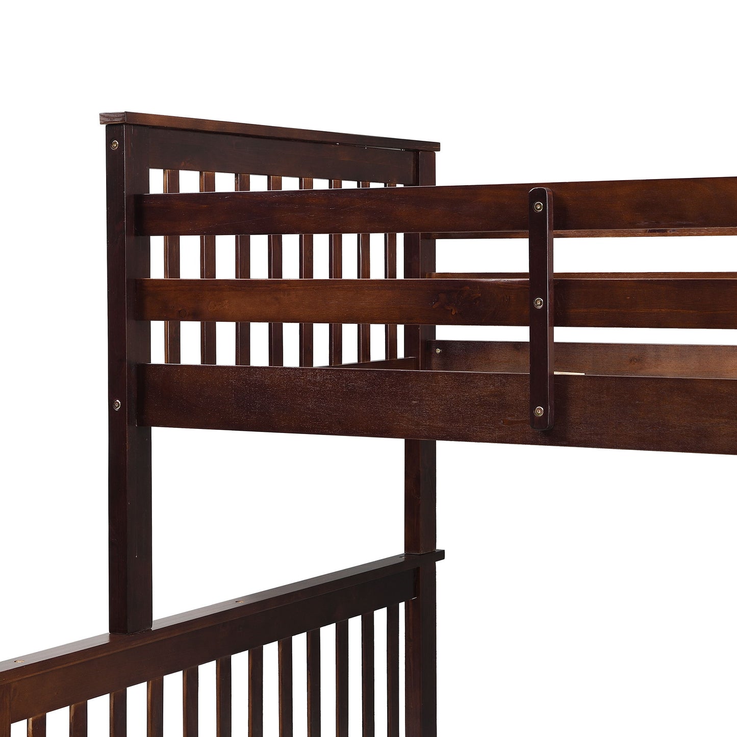 Bunk Bed With Ladder, And Safety Guard Rails - The Sleep Loft - Online Mattress Showroom NYC