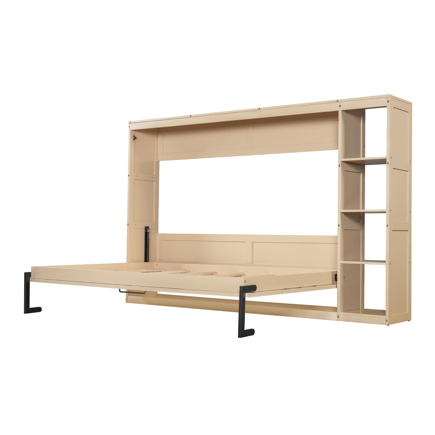 Murphy Bed With Bookshelf And Storage - The Sleep Loft - Online Mattress Showroom NYC