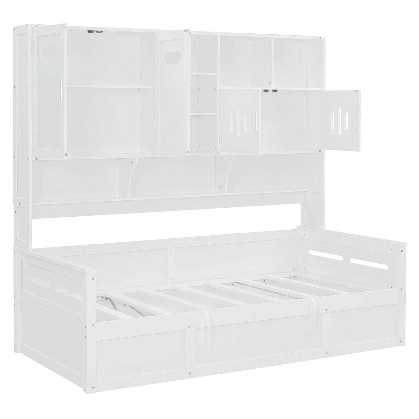 Daybed With All-In-One Cabinet And Shelf - The Sleep Loft - Online Mattress Showroom NYC