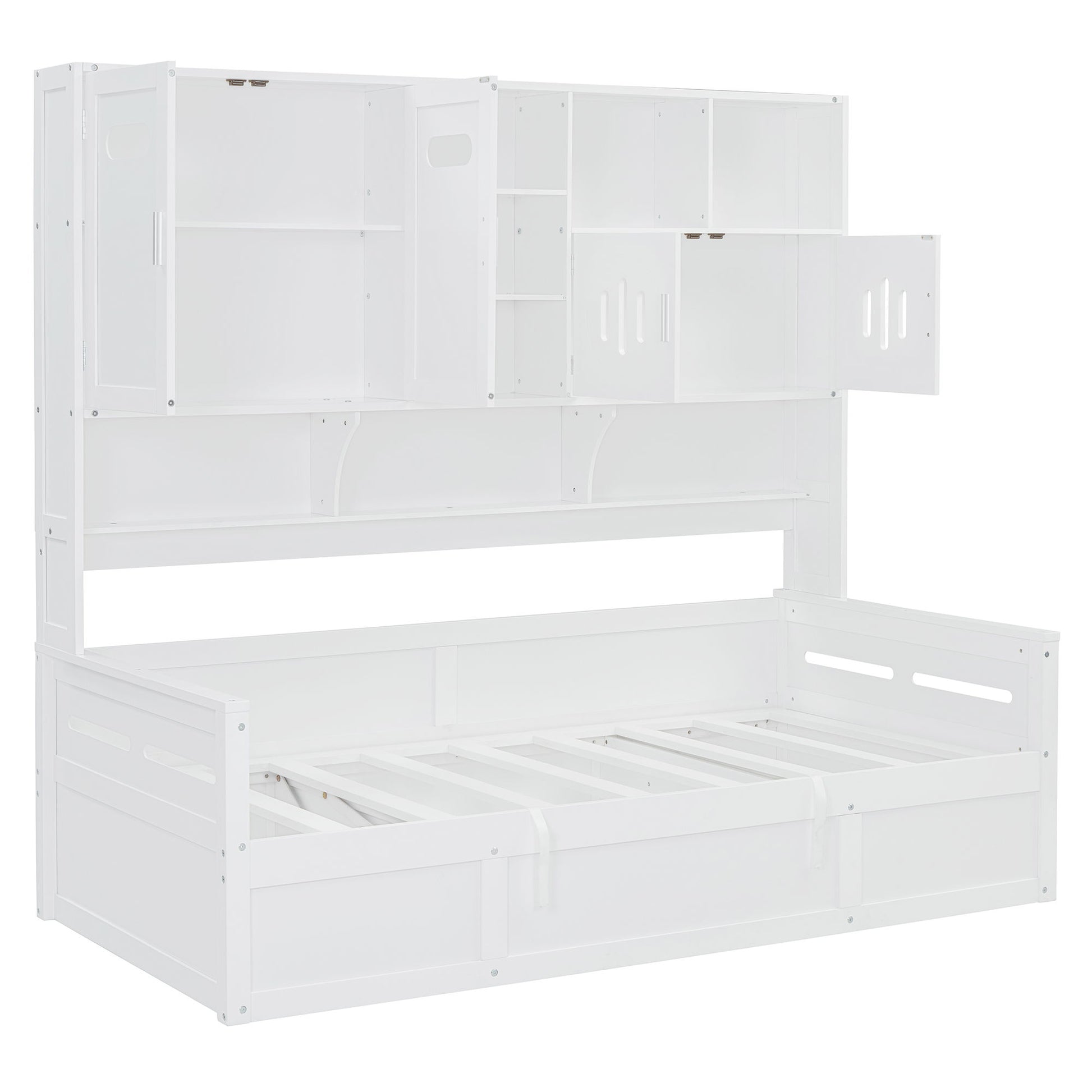 Daybed With All-In-One Cabinet And Shelf - The Sleep Loft - Online Mattress Showroom NYC