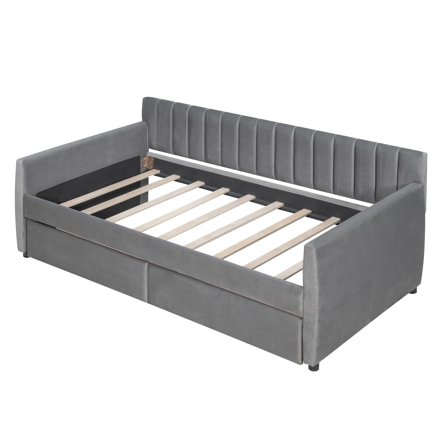 Upholstered Daybed With Slat Support - The Sleep Loft - Online Mattress Showroom NYC