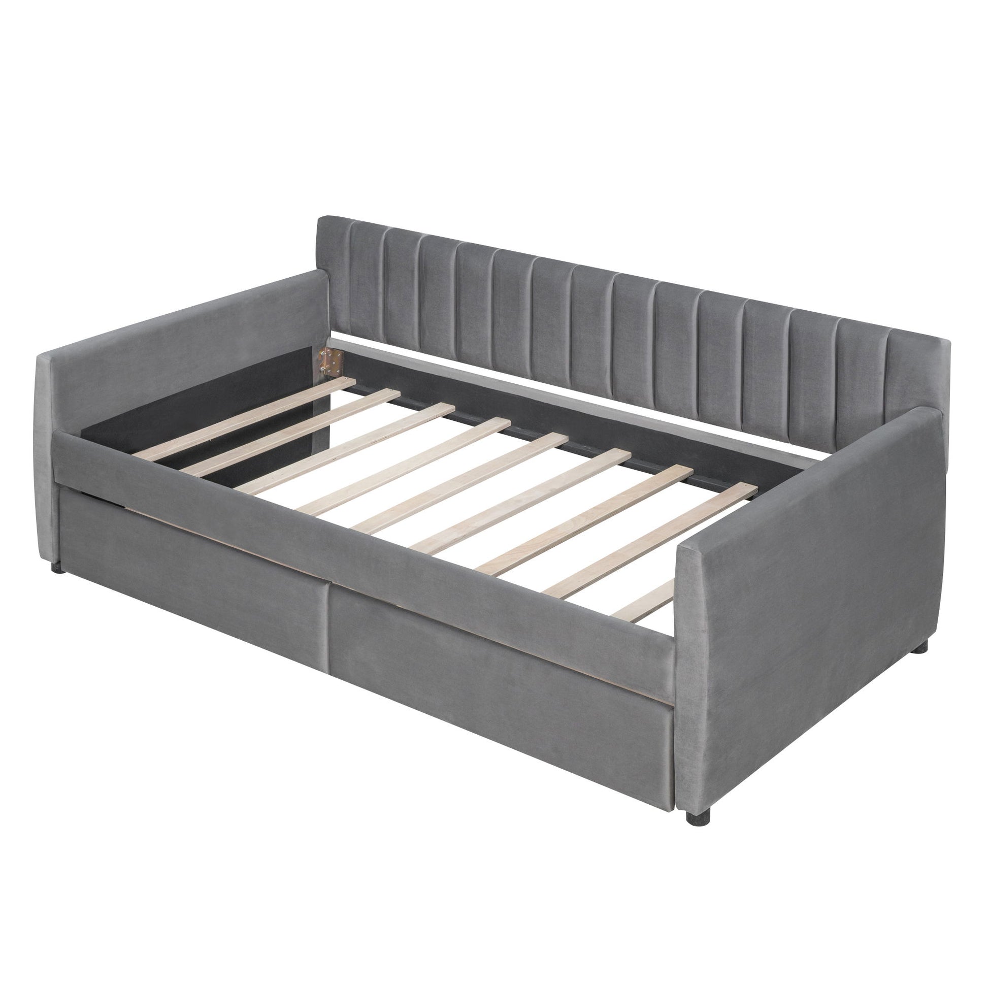 Upholstered Daybed With Slat Support - The Sleep Loft - Online Mattress Showroom NYC
