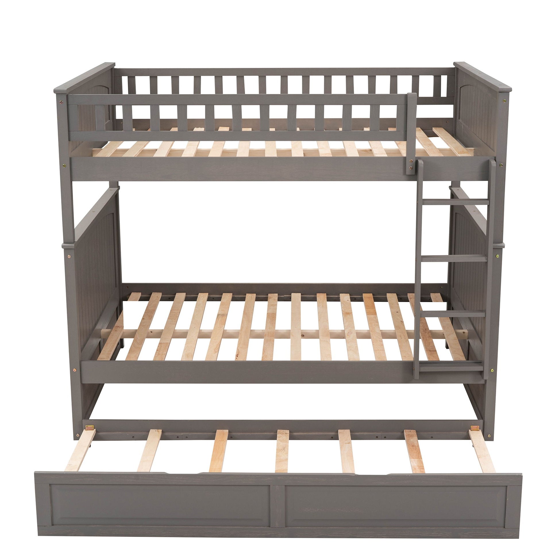 Bunk Bed With Twin Size Trundle, Guardrails - The Sleep Loft - Online Mattress Showroom NYC