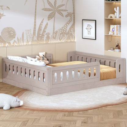 Platform Bed With Guardrail - The Sleep Loft - Online Mattress Showroom NYC