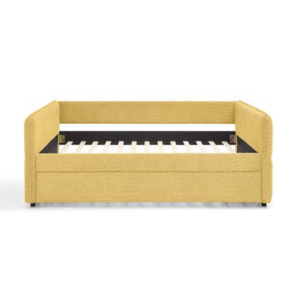 Upholstered Daybed With Pop Up Trundle - The Sleep Loft - Online Mattress Showroom NYC