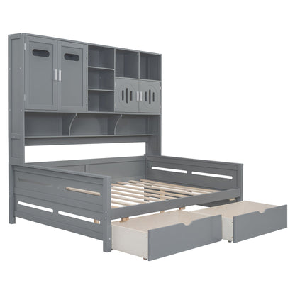 Daybed With All-In-One Cabinet And Shelf - The Sleep Loft - Online Mattress Showroom NYC