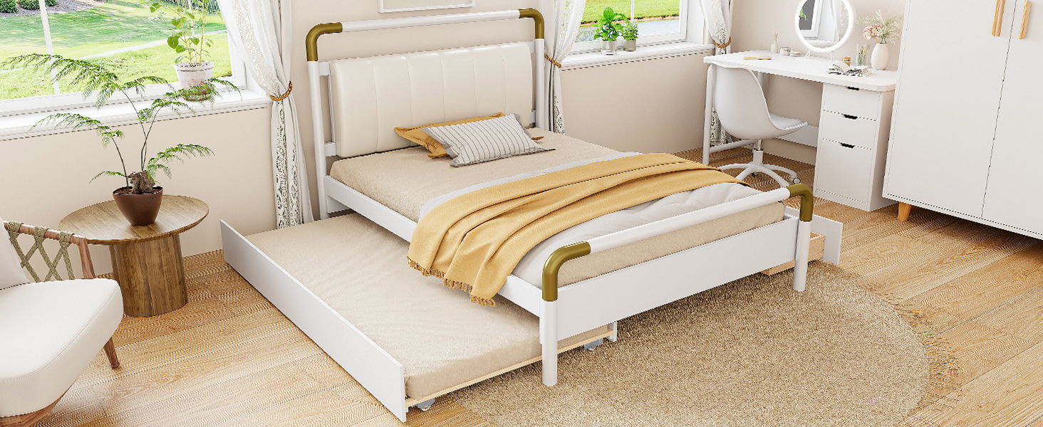 Storage Platform Bed, With 2 Big Drawers, Trundle - The Sleep Loft - Online Mattress Showroom NYC