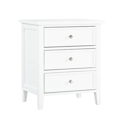 Luca - 3 Drawer Nightstand - The Sleep Loft - Online Mattress Showroom NYC