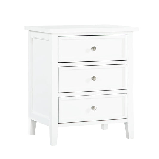 Luca - 3 Drawer Nightstand - The Sleep Loft - Online Mattress Showroom NYC