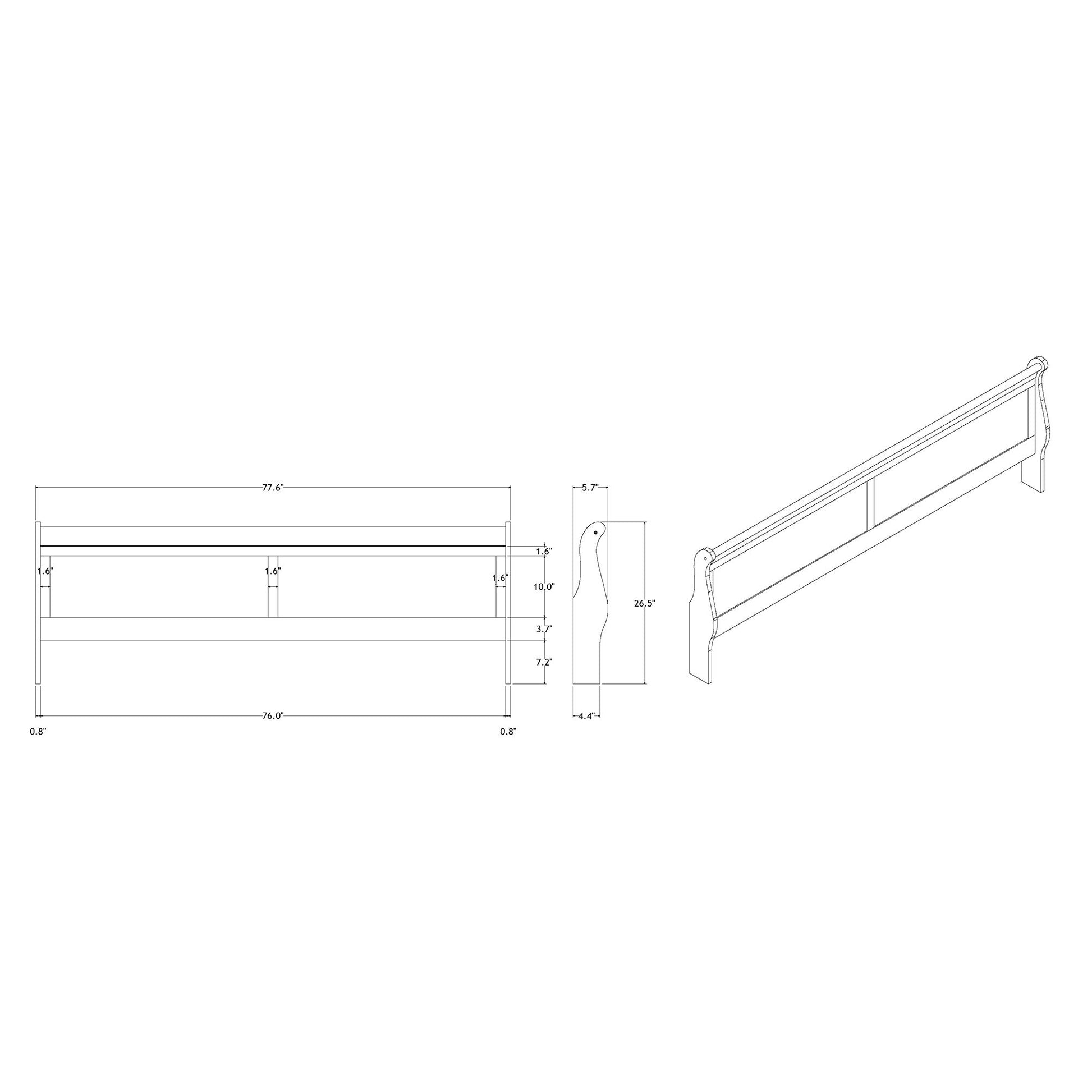 Charlston - Bed With LED - The Sleep Loft - Online Mattress Showroom NYC