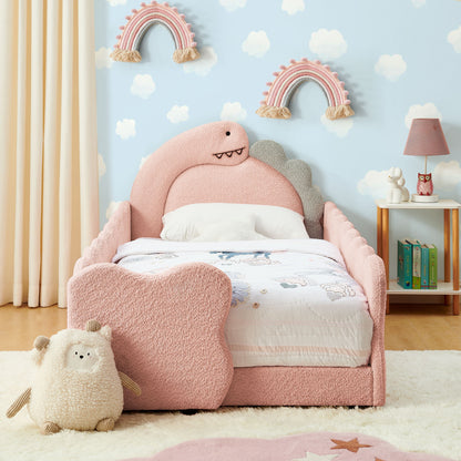 Cute Dinosaur Shaped Bed With Safety Guardrail, Toddler Frame - The Sleep Loft - Online Mattress Showroom NYC