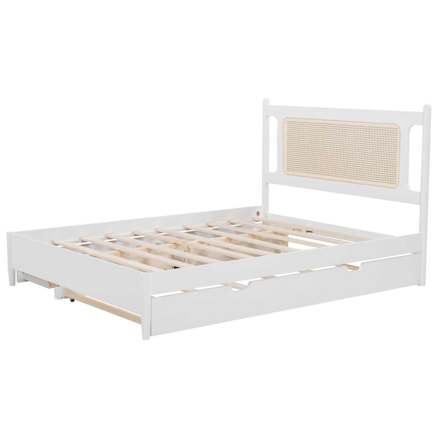Platform Bed With 2 Big Drawers & Trundle - The Sleep Loft - Online Mattress Showroom NYC