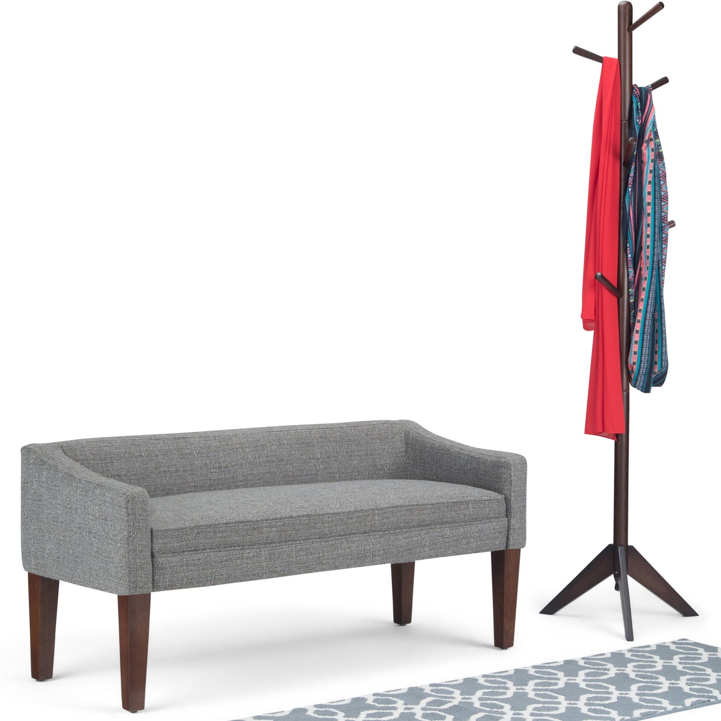 Parris - Contemporary Upholstered Bench - The Sleep Loft - Online Mattress Showroom NYC