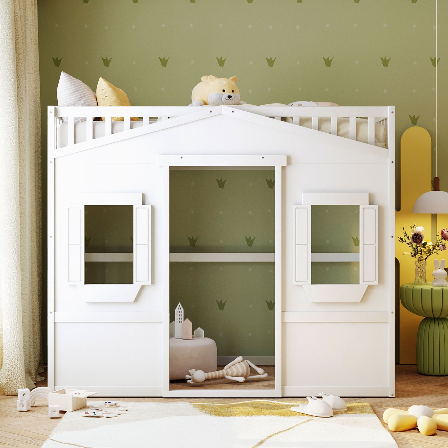 House Loft Bed With Ladder - The Sleep Loft - Online Mattress Showroom NYC