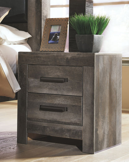 Wynnlow - Two Drawer Night Stand - Gray - The Sleep Loft - Online Mattress Showroom NYC