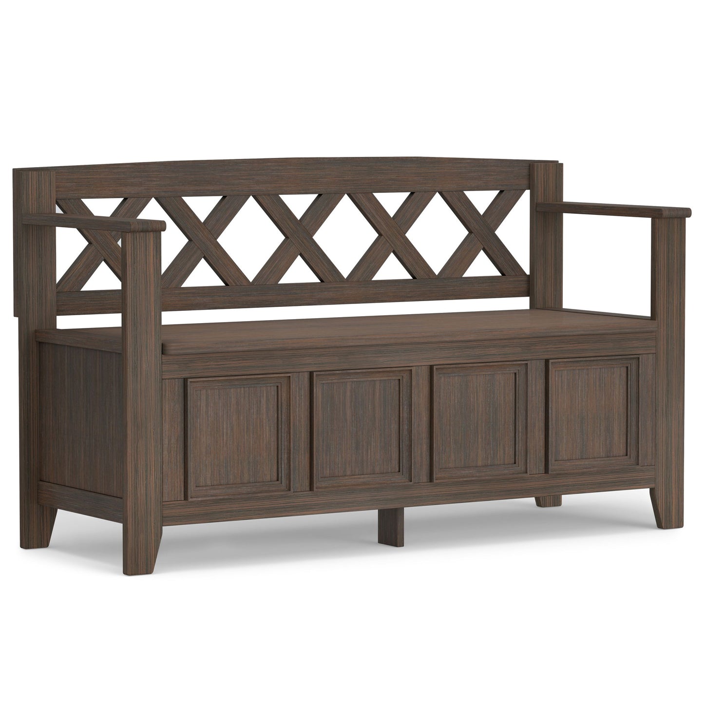 Amherst - Handcrafted Entryway Storage Bench - The Sleep Loft - Online Mattress Showroom NYC