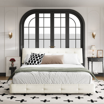 Tufted Headboard With Extra-Large Ultra-Soft Cloud Pillow Design - The Sleep Loft - Online Mattress Showroom NYC