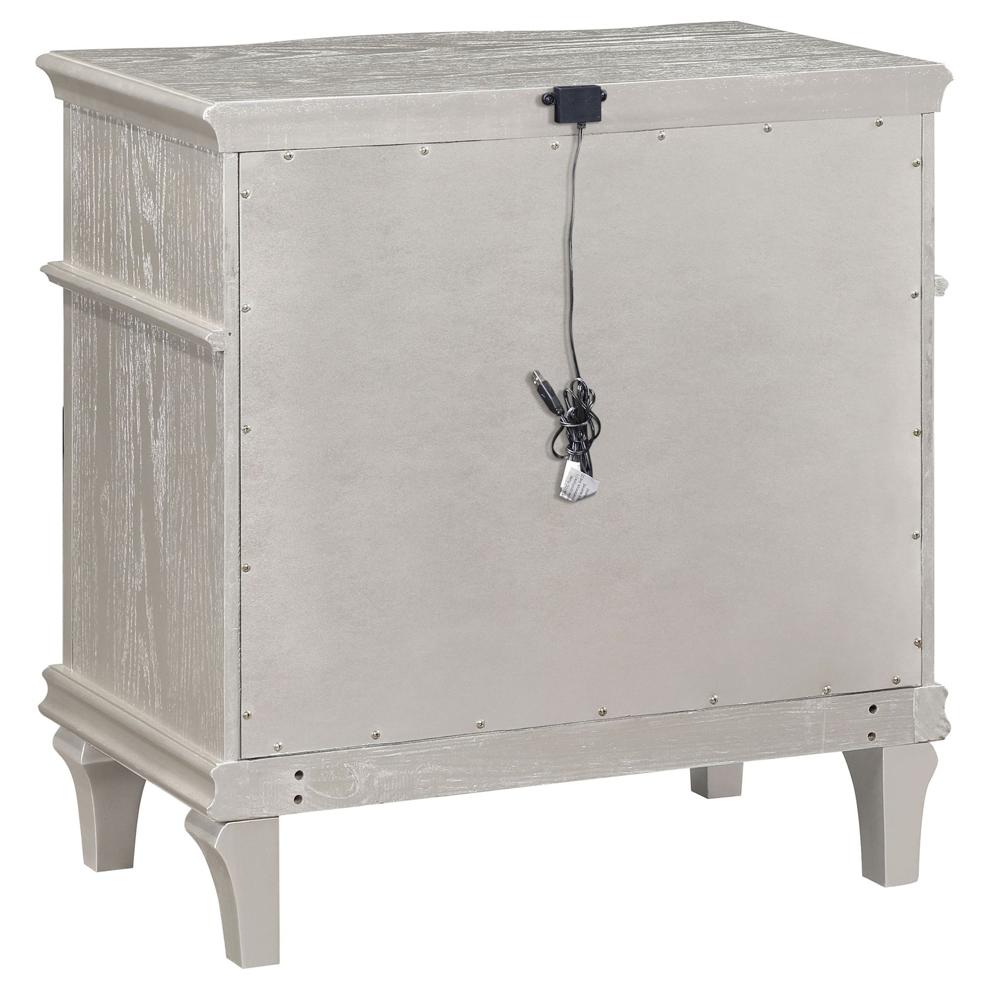 Evangeline - 3 Drawer Nightstand - Oak - The Sleep Loft - Online Mattress Showroom NYC