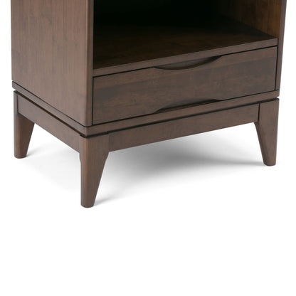 Harper - Bookcase With Storage - Walnut Brown - The Sleep Loft - Online Mattress Showroom NYC