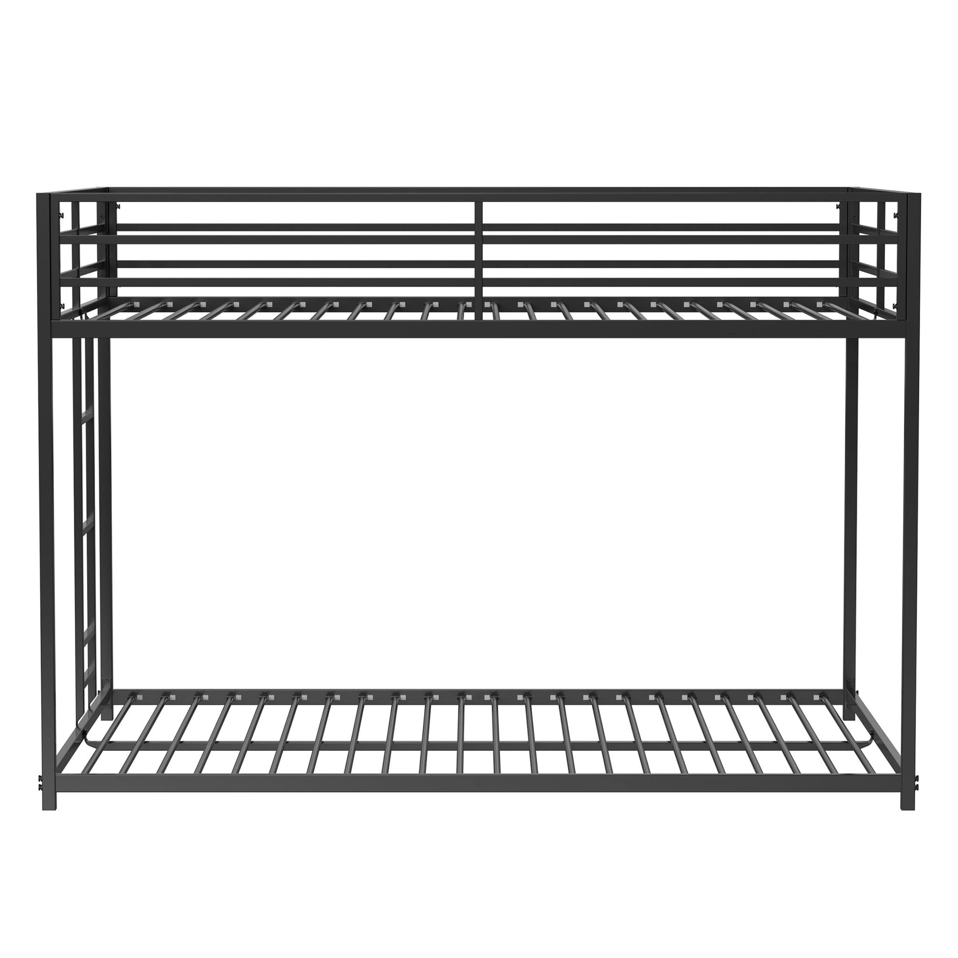 Adam - Full Over Full Bunk Bed - Black - The Sleep Loft - Online Mattress Showroom NYC