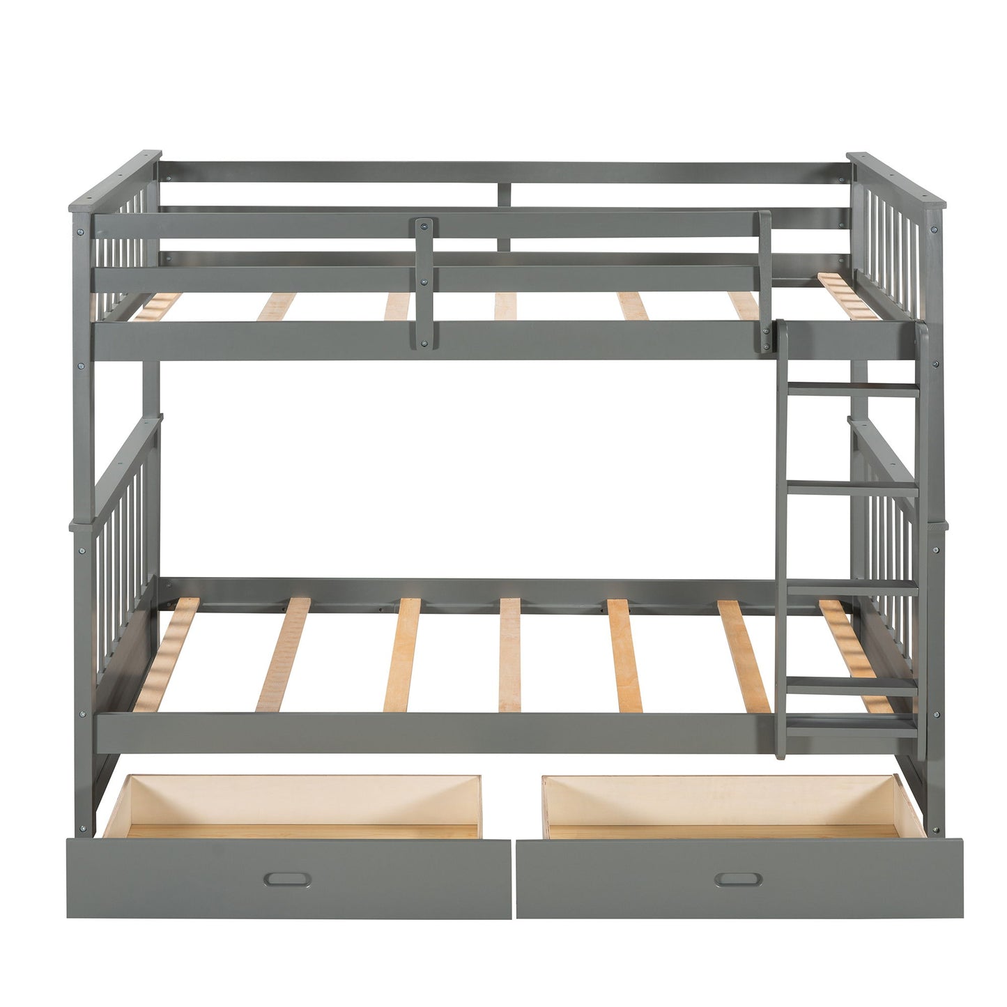 Bunk Bed With Ladders And 2 Storage Drawers - The Sleep Loft - Online Mattress Showroom NYC