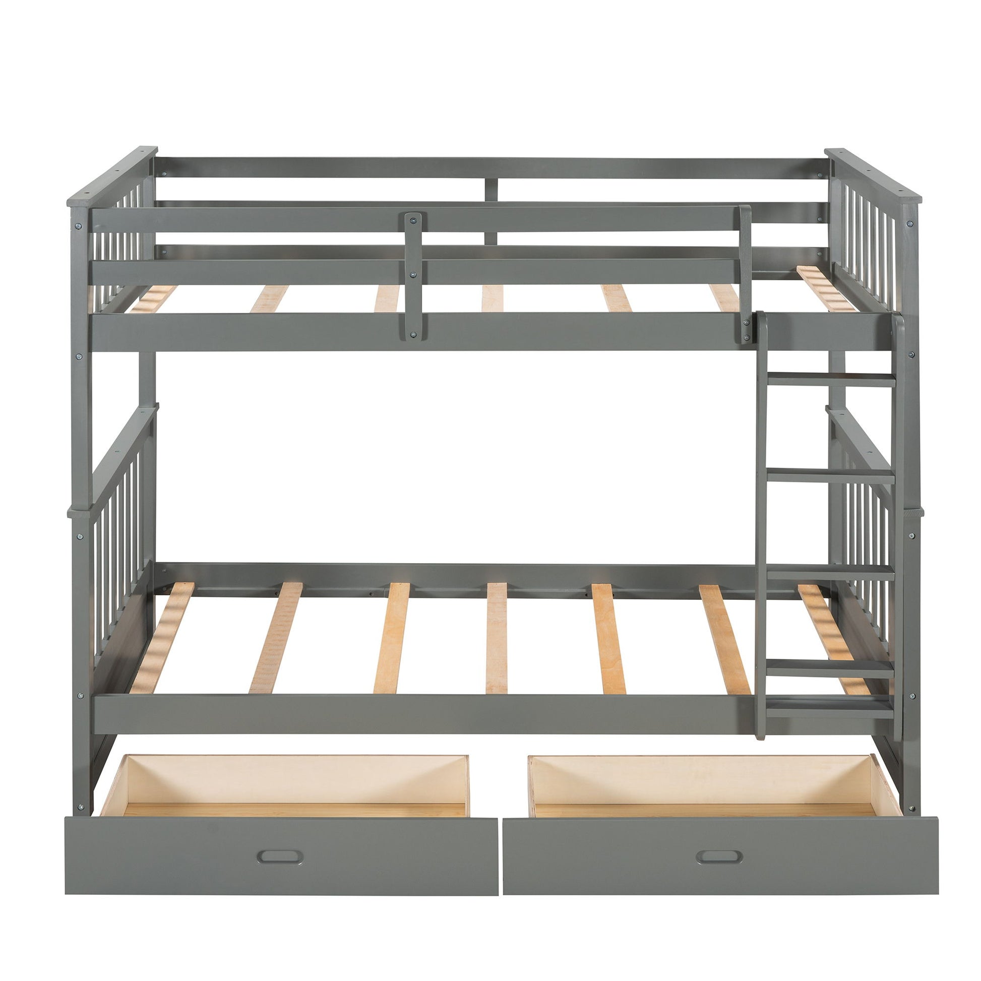 Bunk Bed With Ladders And 2 Storage Drawers - The Sleep Loft - Online Mattress Showroom NYC