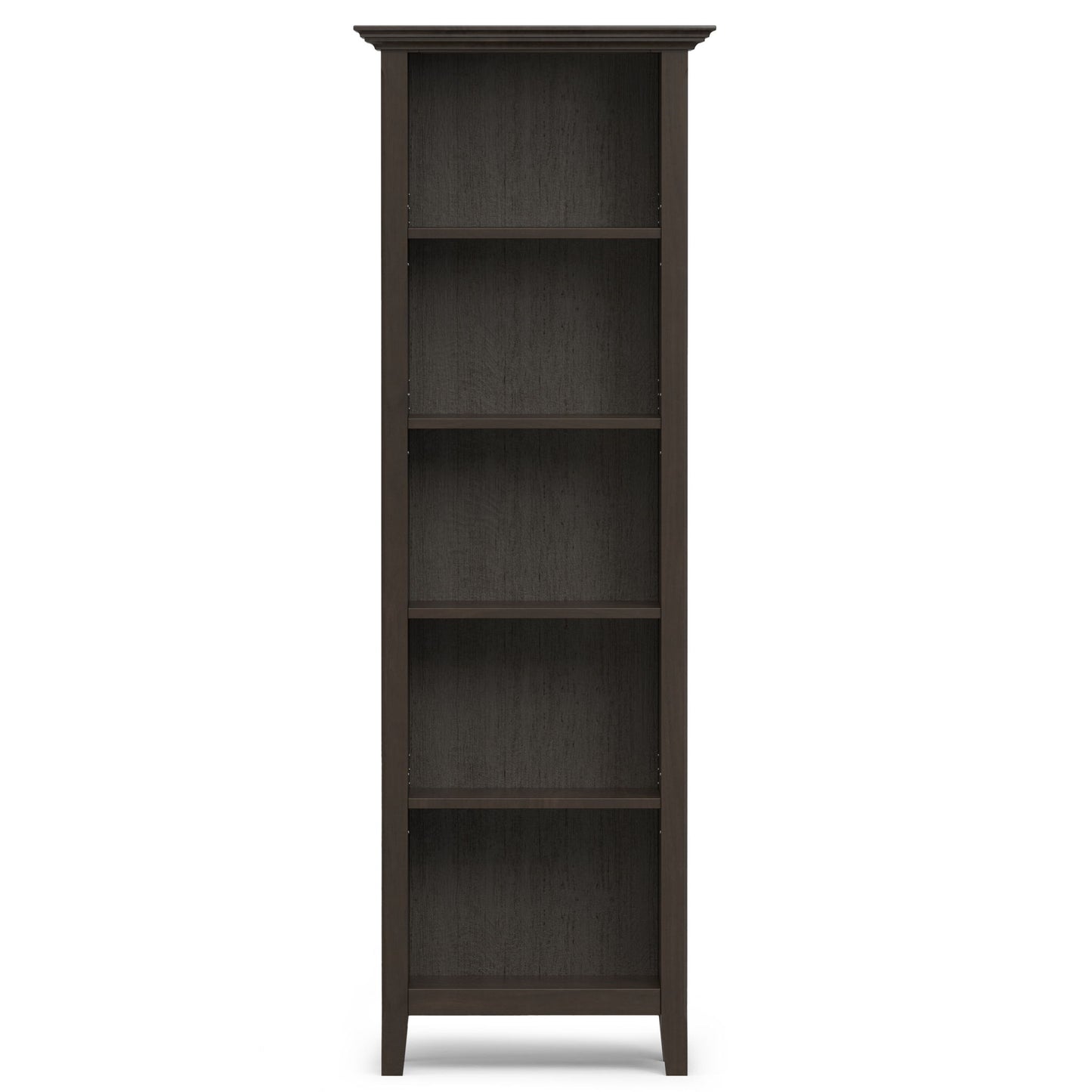 Amherst - 5 Shelf Bookcase, Handcrafted - The Sleep Loft - Online Mattress Showroom NYC
